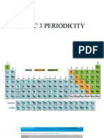 Topic 3 Periodicity