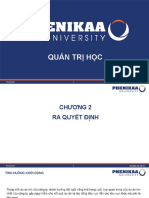 Quản Trị Học: V2.0311022 phenikaa-uni.edu.vn 1