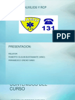 Primeros Auxilios y RCP HVC