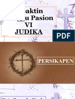 Kebaktin Minggu Pasion VI Judika