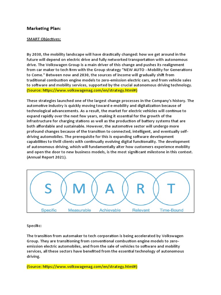 Volkswagen's Electric Vehicle Strategy | PDF | Car | Automotive Industry