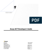 Ansys ACT Developers Guide