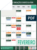 Calendário de Obrigações e Eventos Da Tron - Fev-23