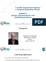New Module 6 - Social Environmental Institutional Issues
