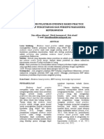 Pengaruh Pelatihan Evidence Based Practice Terhadap Pengetahuan Dan Persepsi Mahasiswa Keperawatan