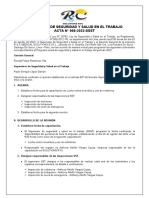 ACTA N°008-2022 Supervisor SST