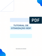 Tutorial Otimizacao RDP