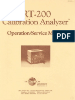 RI-200 Calibration Analyzer: Operation/Service Manual