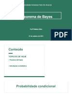 1 Probabilidade - TEOREMA DE BAYES