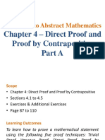 Direct and Contrapositive Proof Techniques