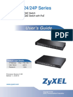 Gs2200-24/24P Series: Intelligent Layer 2 Gbe Switch Intelligent Layer 2 Gbe Switch With Poe