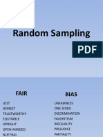 Random Sampling Methods and Their Impact on Data Bias