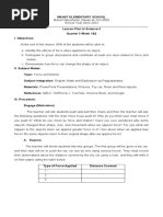 WEEK 1 & 2 LESSON PLAN Science 4