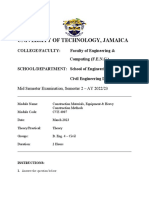 CVE4007 Mid Semester