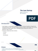The Lean Startup: Book Review by IRE Group 6