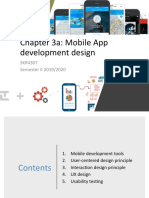 Chapter 3a: Mobile App Development Design: SKR4307 Semester II 2019/2020