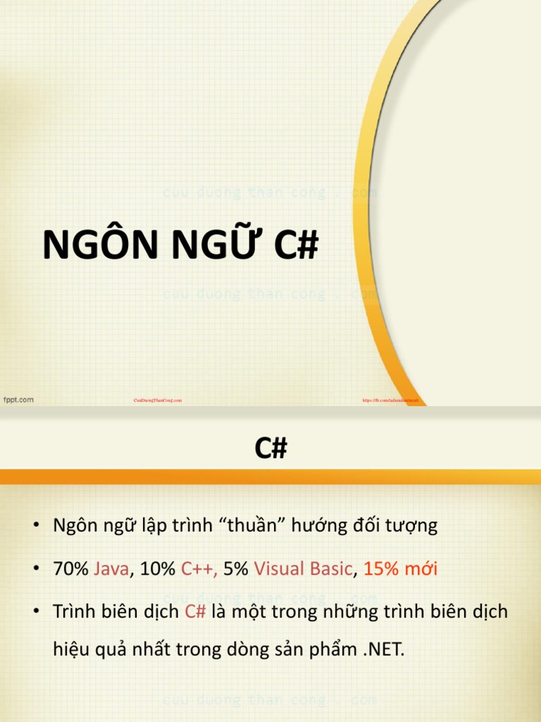 Ngôn NG C# | PDF