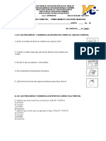 I. Lee Las Preguntas Y Subraya Las Respuesta Correcta (Valor 5 Puntos)