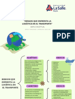 "Riesgos Que Enfrenta La Logística en El Transporte": Mapa Conceptual