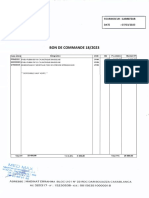 Bon de Commande 18/2023: Fournisseur: Carrefeur DATE: 07/03/2023