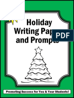 Holiday Writing Paper and Prompts: Promoting Success For You & Your Students!