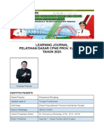 Learning Journal Pelatihan Dasar Cpns Prov. Kalteng TAHUN 2023