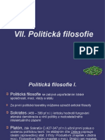 VII. Politická Filosofie