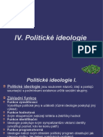 IV. Politické Ideologie