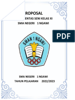 Proposal: Kegiatan Pentas Seni Kelas Xi Sma Negeri 1 Ngawi