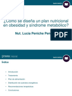 ¿Cómo Se Diseña Un Plan Nutricional en Obesidad y Síndrome Metabólico