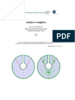 Analyse Complexe: François M