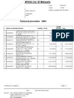 Proveedores ROTOPLAS factura equipos filtración