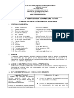 Silabo Documento Comercial y Contable