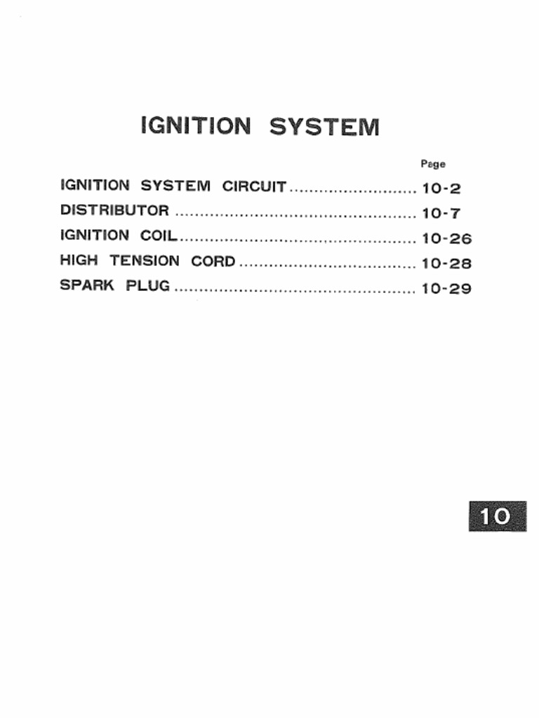 10 Ignition System PDF