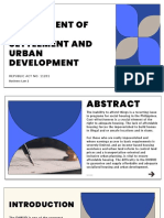 Department of Human Settlement and Urban Development: Activity 1