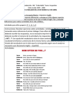 ACTIVIDADES DEL 23 DE MARZO AL 3 DE ABRIL PARA 3º Sec 303