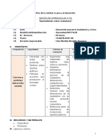 Competencia Capacidades Criterios de Evaluación Evidencia de Aprendizaje Instrumento