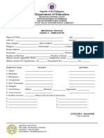 DepEd Zambales School Profile Form