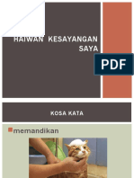 Haiwan Kesayangan Saya-Kosa Kata