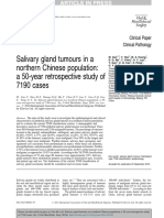 Salivary Glands Tumors Epidemiology
