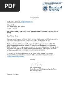 CU v. DHS (Disinformation Governance Board - Production #2)