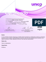 Daniel Scopel Paviotti: 11712300792 24 de Março de 2022 Politica de Saúde e Segurança No Trabalho 50 Minutos