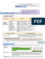 Datos Informativos: Sesión de Aprendizaje: Matemática