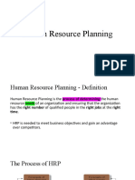 Human Resource Planning