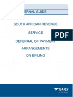 GEN DC 20 G03 Deferral of Payment Arrangements On EFiling External Guide