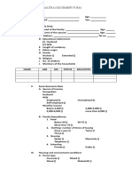 Community Health Assessement Form