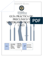 Guía Práctica De: Preclínico Y Materiales Dentales I 2023