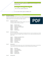 Course: Microsoft Excel 2007 (Complete) : Lessons Theoretical Hours Practice Hours Total Hours