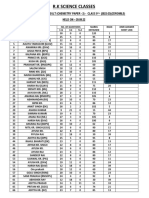 R.K Science Classes: Halfyearly Test Result (Chemistry Paper - 2) - Class 9 (2022-23) (ZEROMILE) HELD ON - 29.09.22