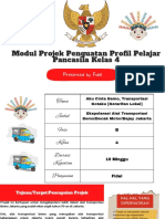 Modul Projek Penguatan Profil Pelajar Pancasila Kelas 4: Presented by Fidel